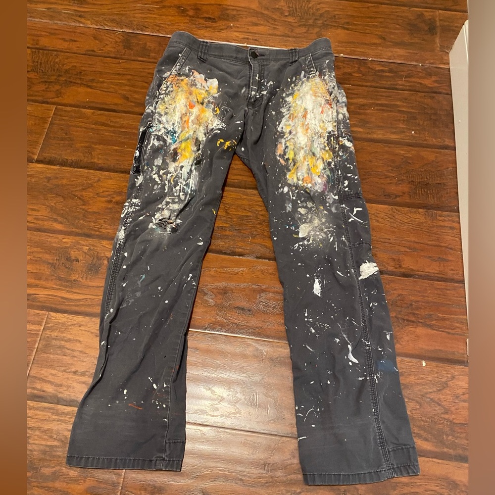 Custom painter pants. One of a kind
